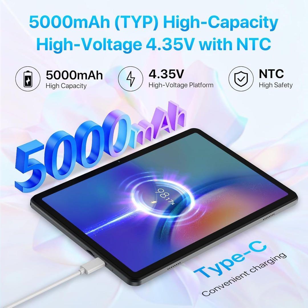 【Android 15】タブレット 10インチ 18GB+128GB+2TB拡張