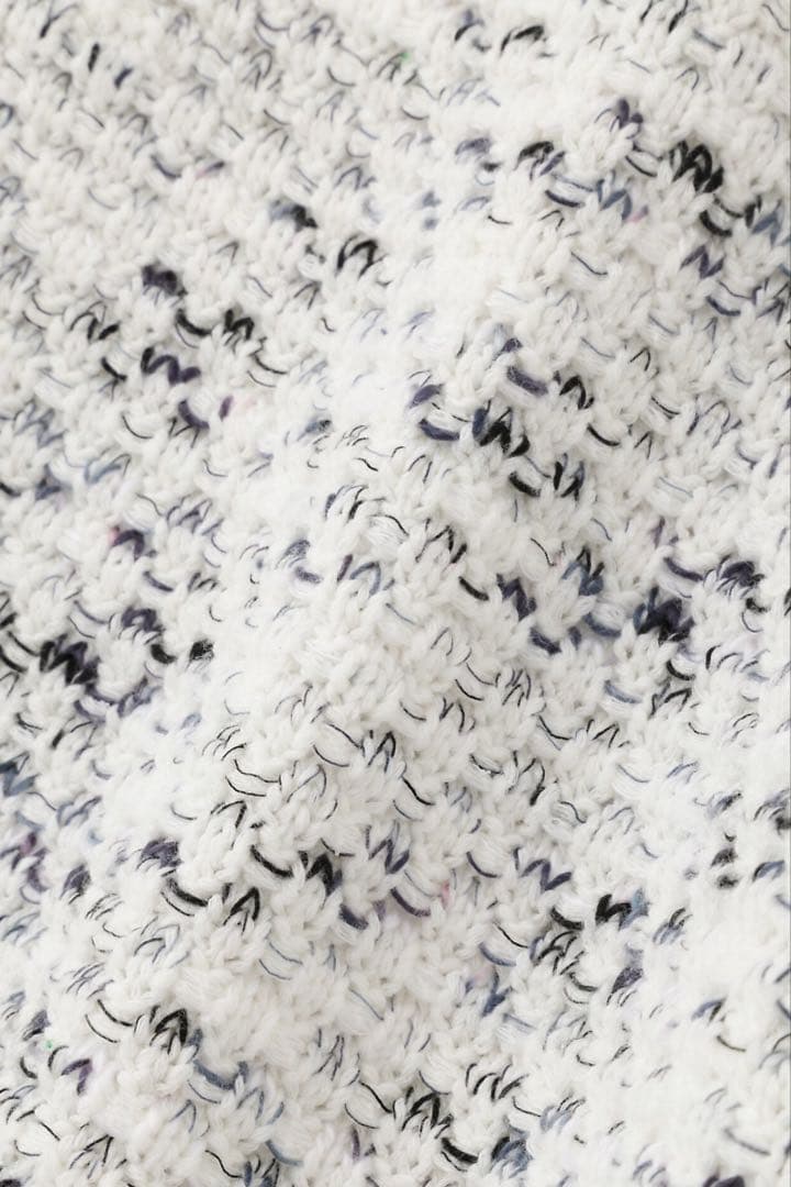 ピンキーアンドダイアン◆カスリツイードカーディガン ホワイト 38