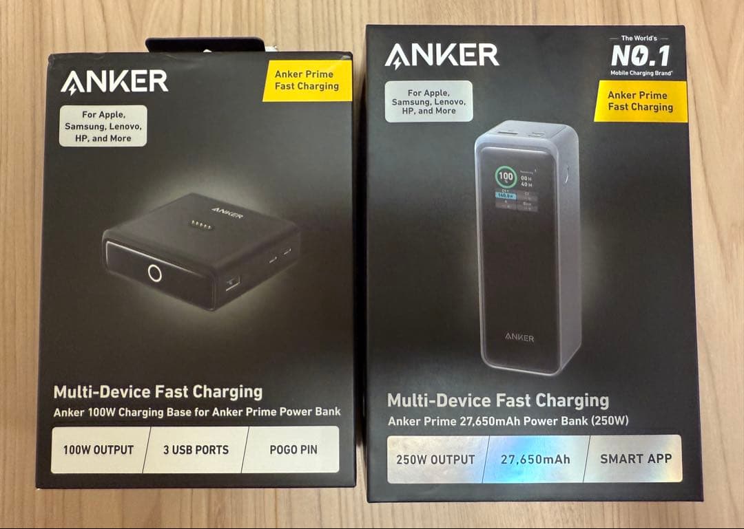 【新品】Anker 27650 & Charging Base 100w