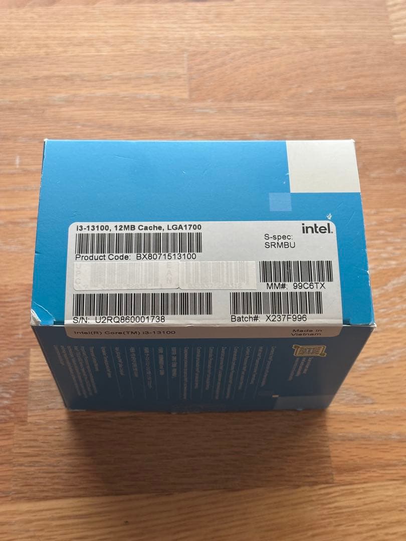 CPU Intel Core i3-13100 LGA1700 CPU