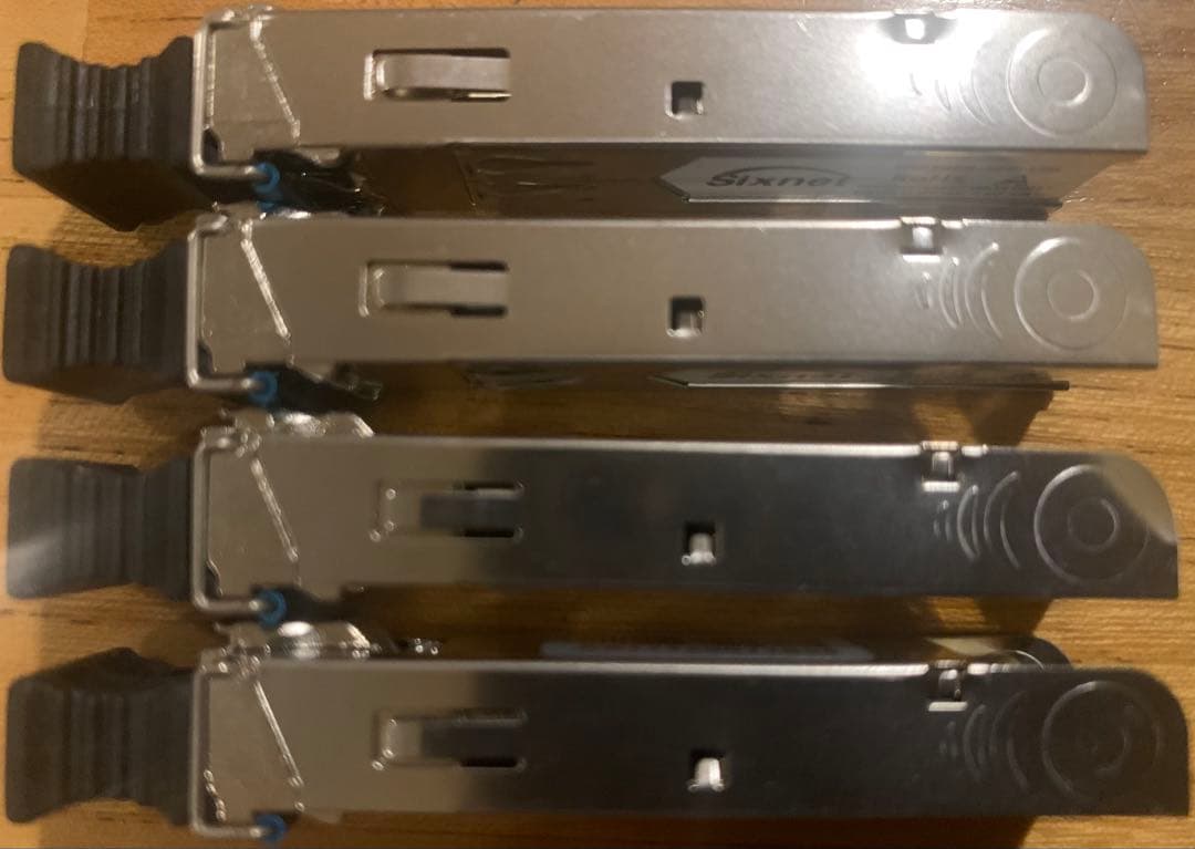 GSFIBER-SFP-10K光トランシーバー4個、ギガ、1310nm 10km