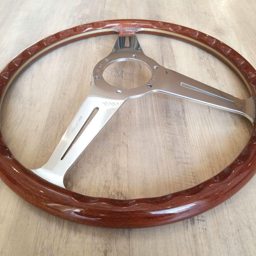 NARDI ナルディ/Viteウッド&ポリッシュスポークステアリング36Φ