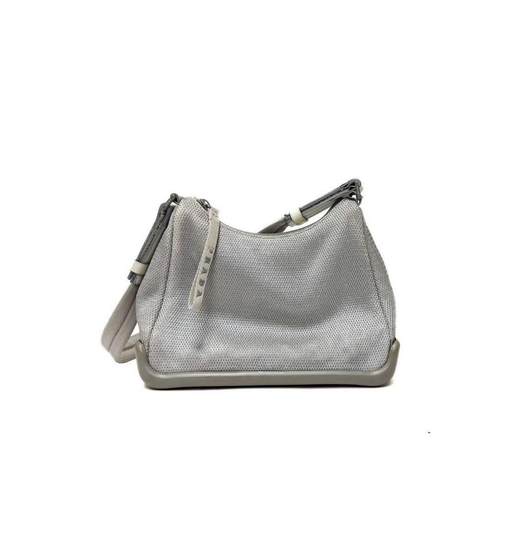 バッグ PRADA SPORT silver shoulder bag