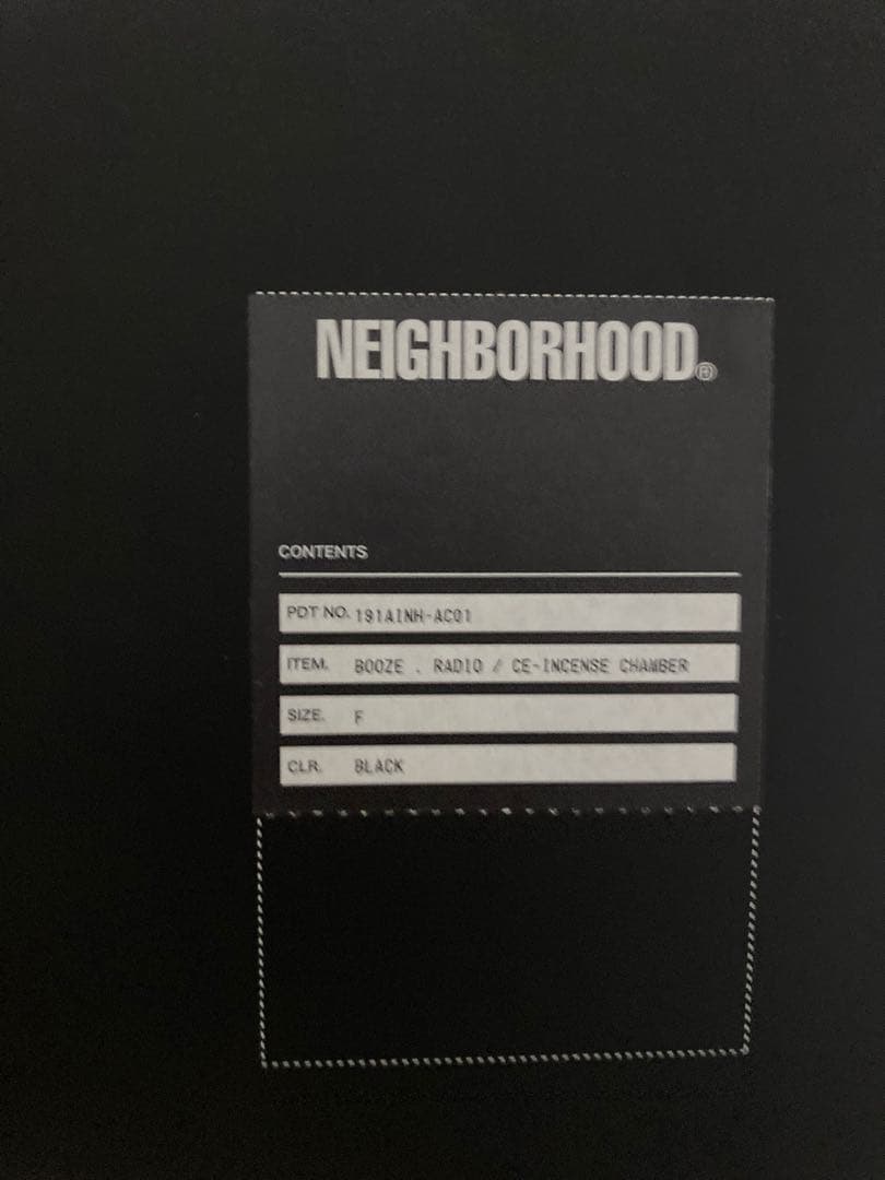 新品未使用　NEIGHBORHOOD　ネイバーフッド　箱が歪んでます