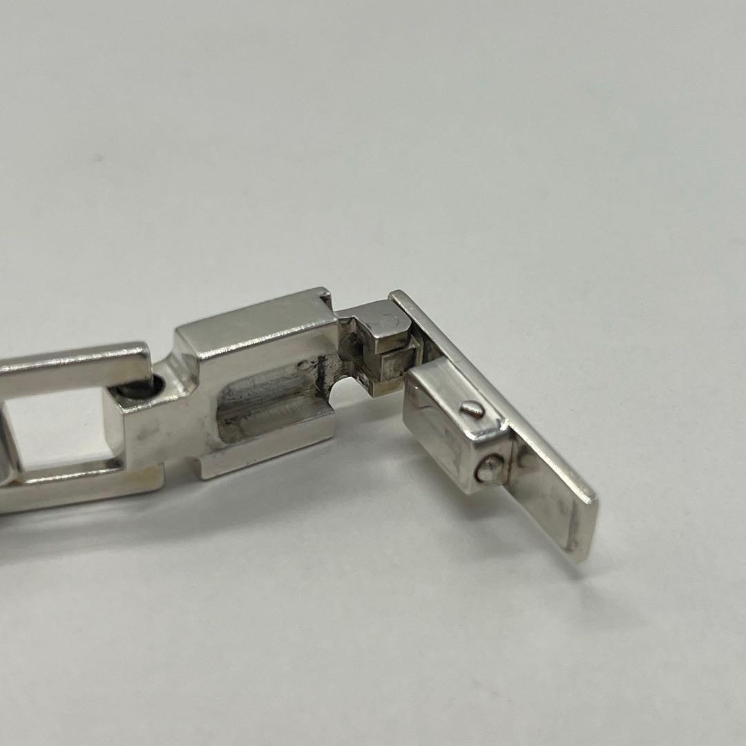 グッチ GUCCI スクエアリンク ブレスレット SV925 オールド 希少