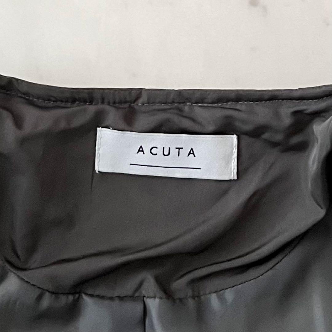 美品＊アーバンリサーチ コクーンキルティングダウン acuta カーキグレー系