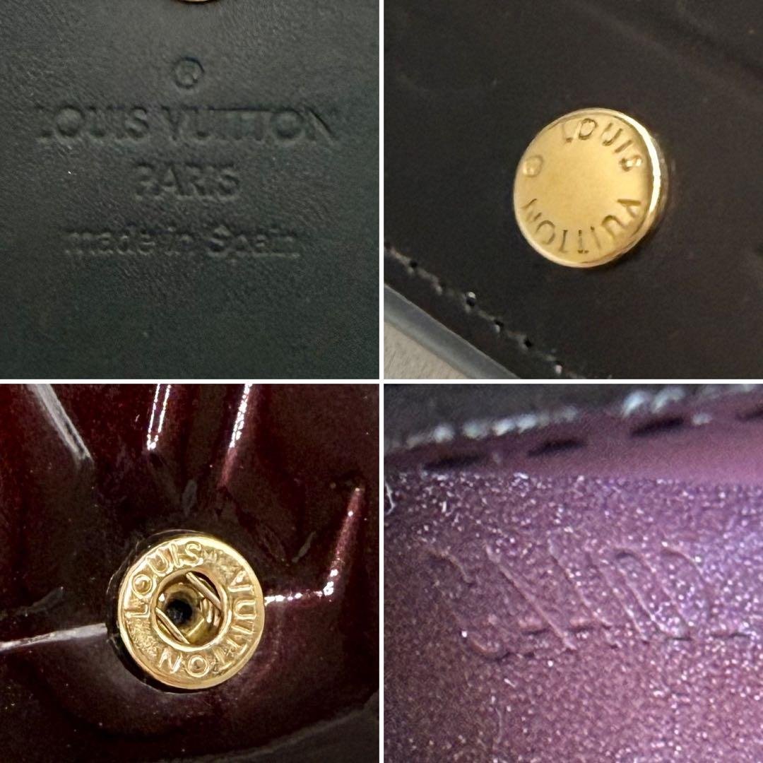 ✨極美品✨ルイヴィトン ヴェルニ 名刺カード入れ ヴィジット アマラントボルドー