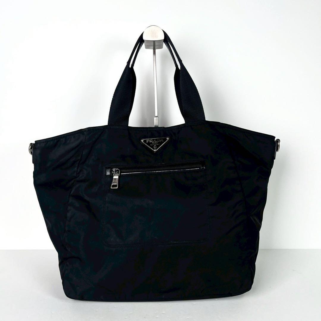 【近年型】プラダ 2way トートバッグ マザーズバッグ ナイロン BR4376