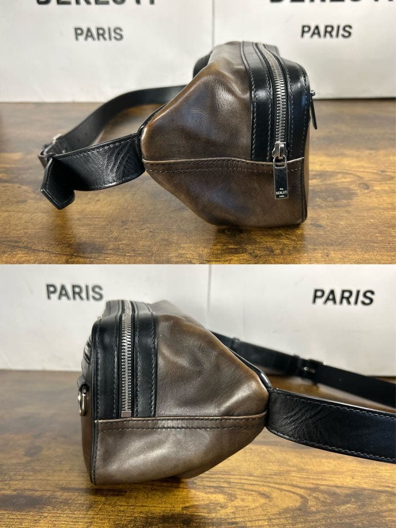 極美品　25万円 Berluti ボディバッグ ウエストバッグ レザー　バッグ