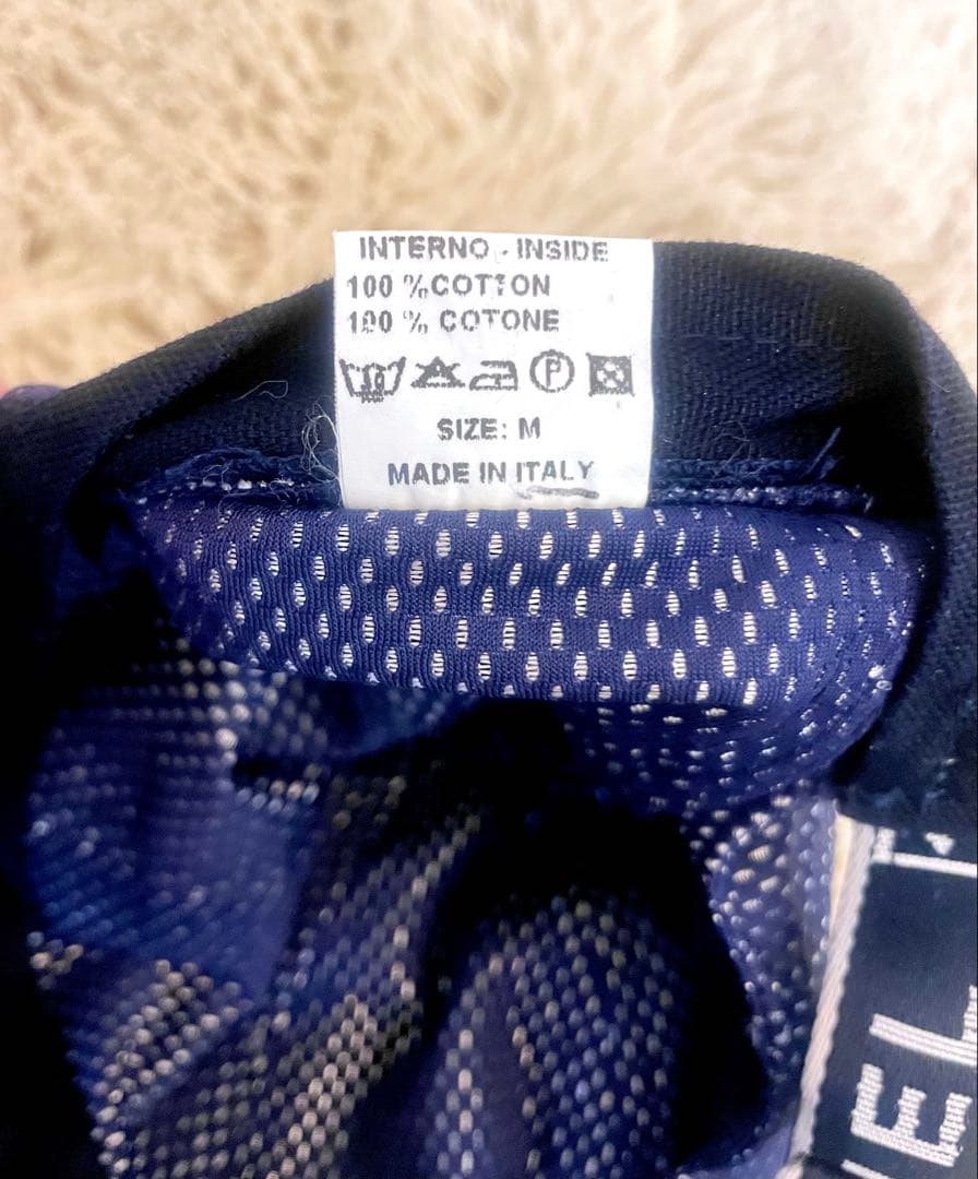 美品　CHANEL メッシュデザインキャップ　ネイビー