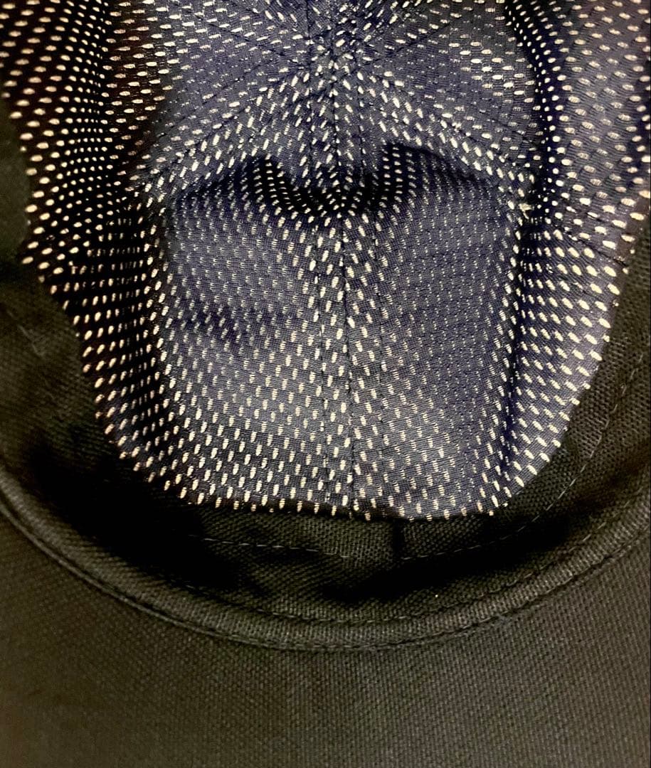 美品　CHANEL メッシュデザインキャップ　ネイビー