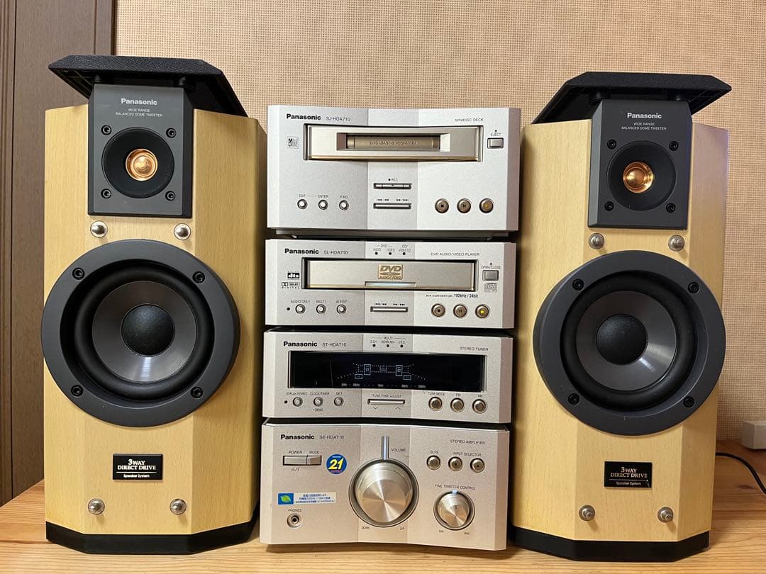 a437/Panasonic SL-ST-SE- SJ-HDA710ミニコンポ