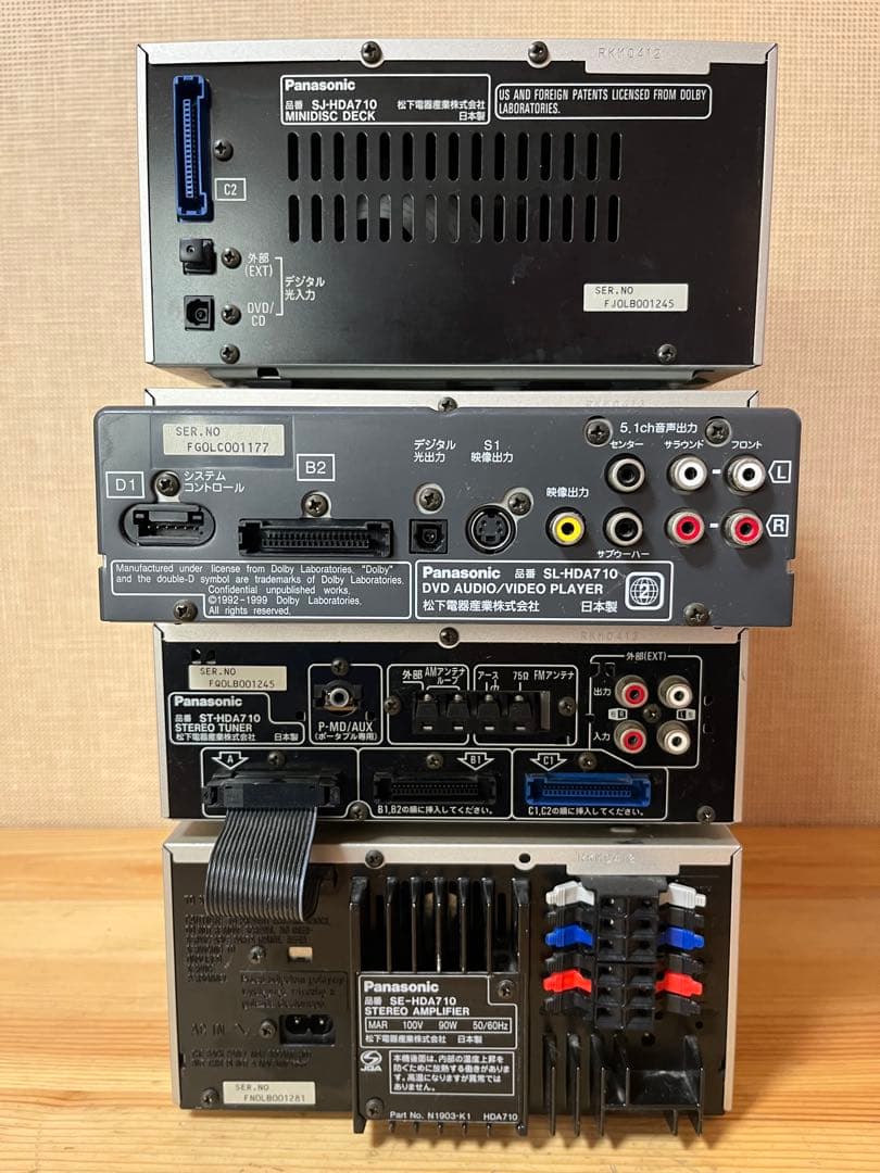 a437/Panasonic SL-ST-SE- SJ-HDA710ミニコンポ