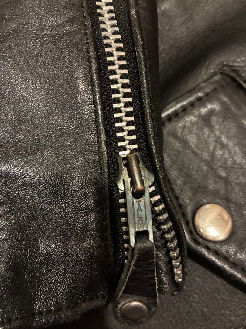 ビンテージ　本革 ダブルライダースジャケット talon 値下げ交渉ok