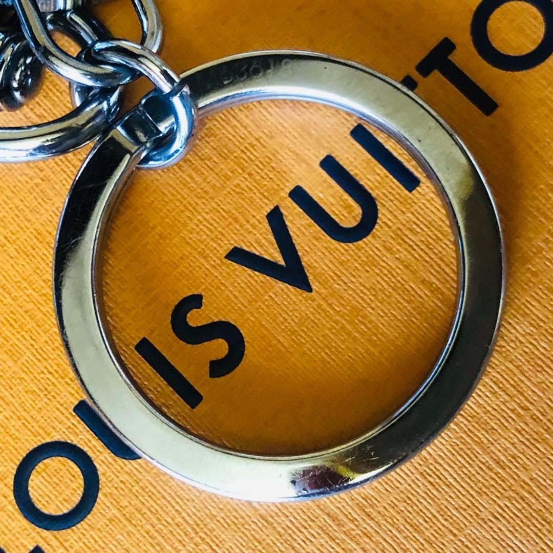 LOUIS VUITTON ポルトクレ タブ モノグラムID キーホルダー極美