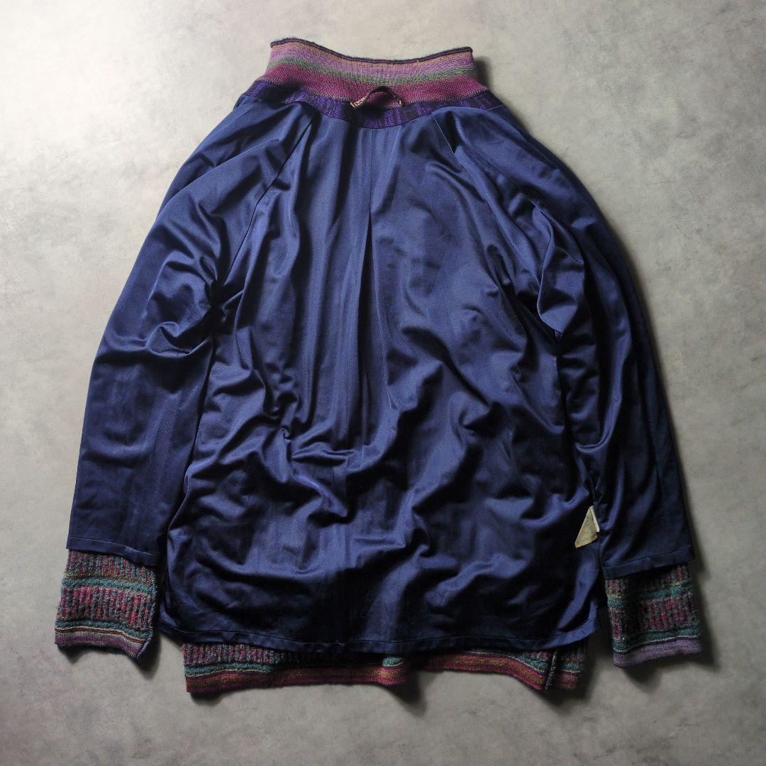 М.&KYOKO 佐藤繊維 ニットコート ロングカーディガン