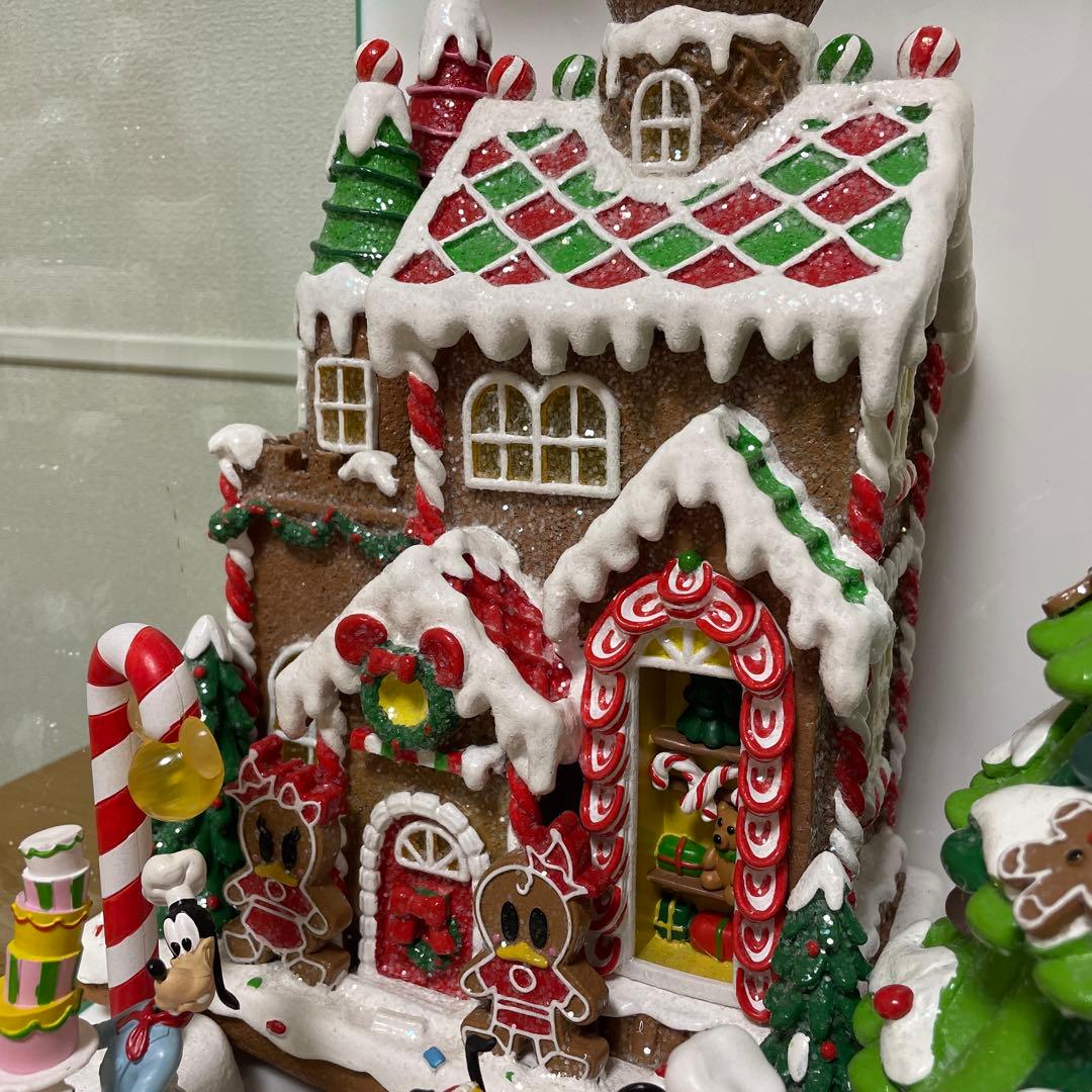 【新品 展示品 限定】ディズニー 　クリスマス　ヴィレッジ　13ピース