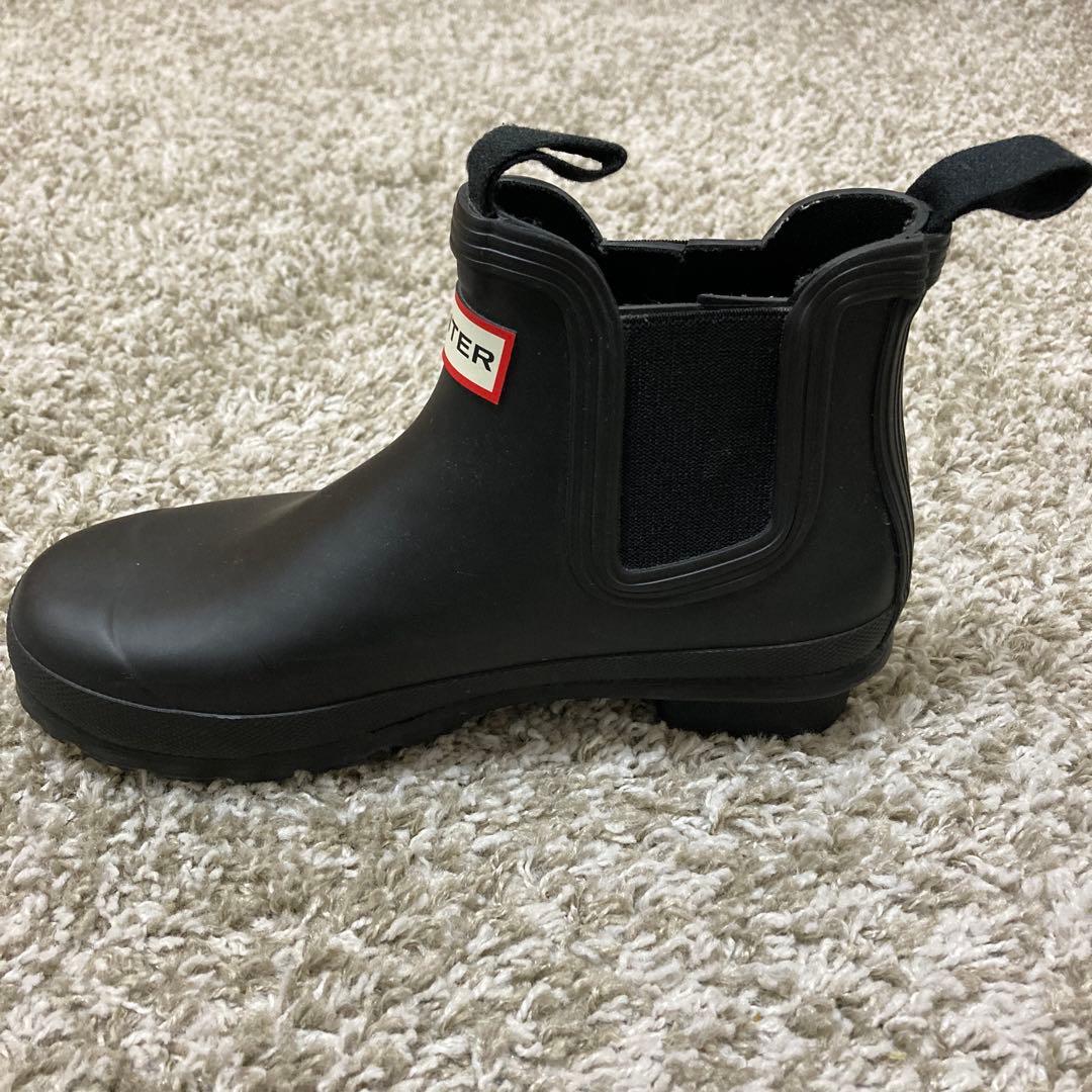 HUNTER ハンター　チェルシー　サイドゴアブーツ 防水 レインブーツ 黒