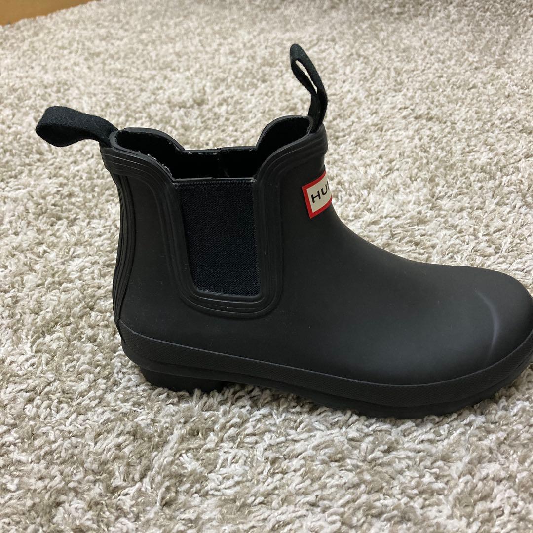 HUNTER ハンター　チェルシー　サイドゴアブーツ 防水 レインブーツ 黒