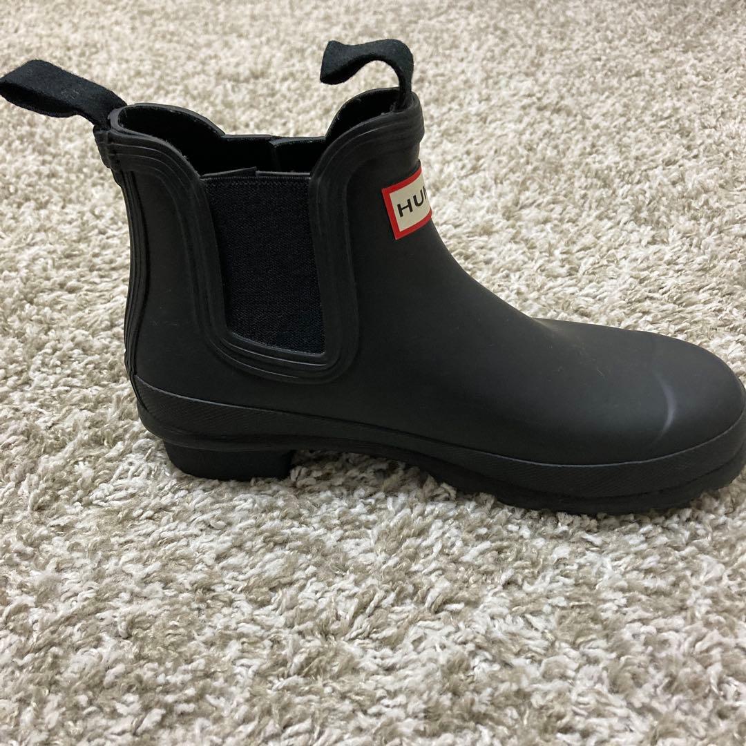 HUNTER ハンター　チェルシー　サイドゴアブーツ 防水 レインブーツ 黒