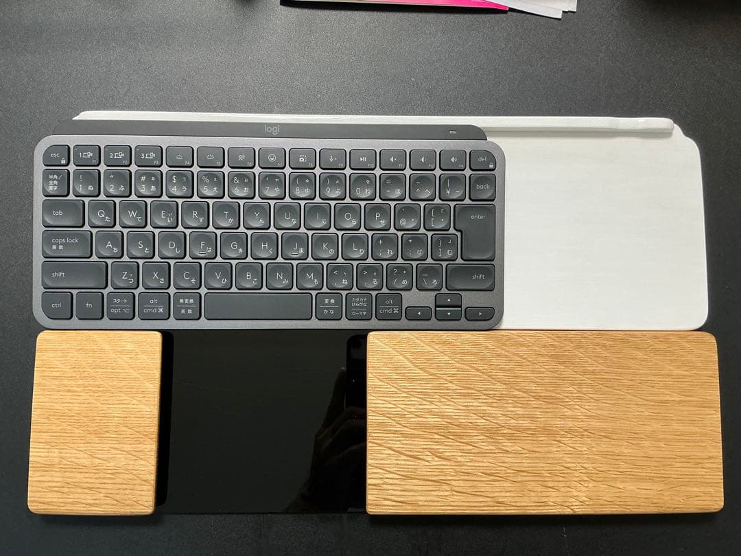 MX Keys KX800用ウイング付パームレスト＆ベースプレート　オーダー受付