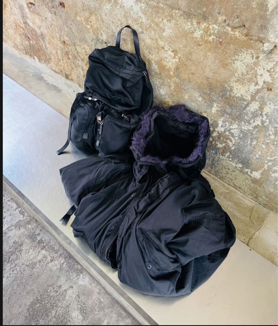 ジャケット・アウター anytee ''Super Black\" M65 Hood