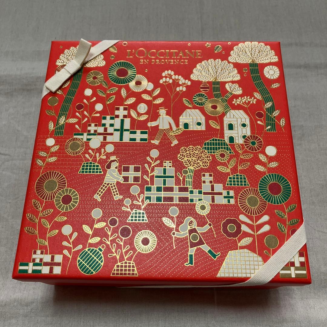 ゆう未使用ロクシタンフローラルコットンスノーシアコンプリート