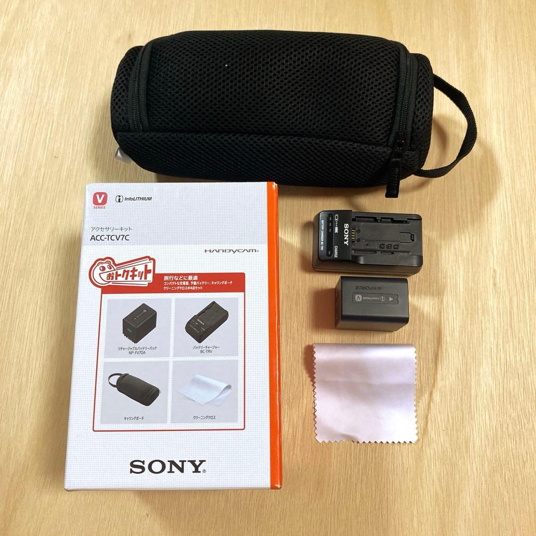 ソニー SONY FDR-AX45A 4K ＋ ACC-TCV7C