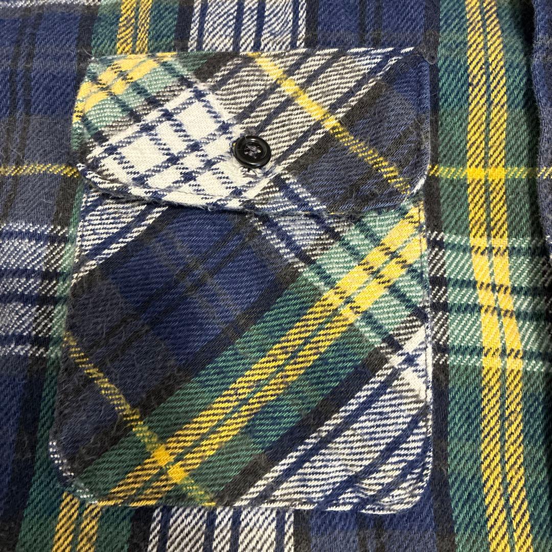 アメ製　FIVE BROTHER 長袖ネルシャツ XL