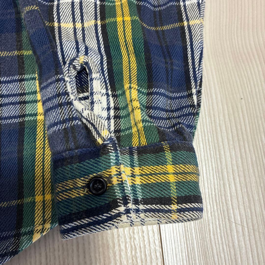 アメ製　FIVE BROTHER 長袖ネルシャツ XL