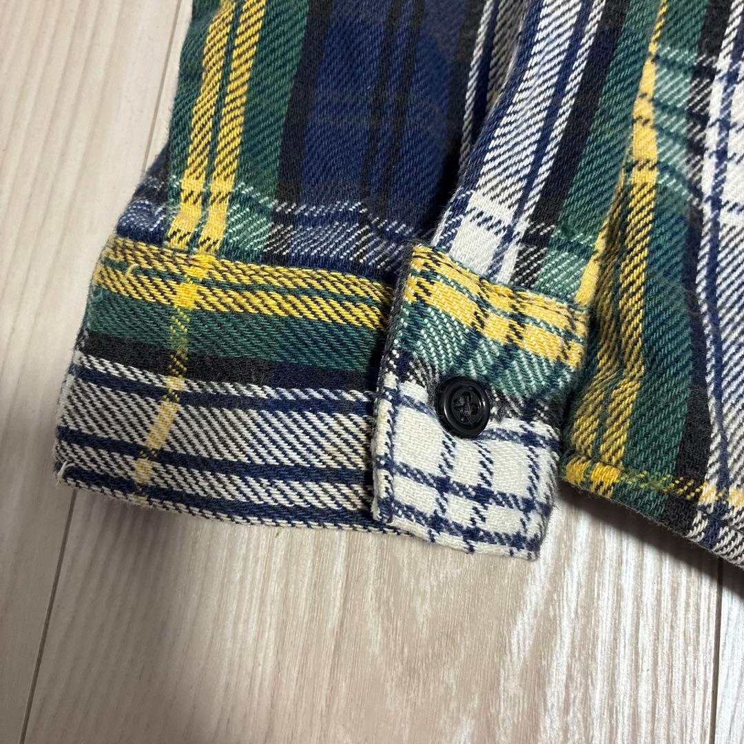 アメ製　FIVE BROTHER 長袖ネルシャツ XL
