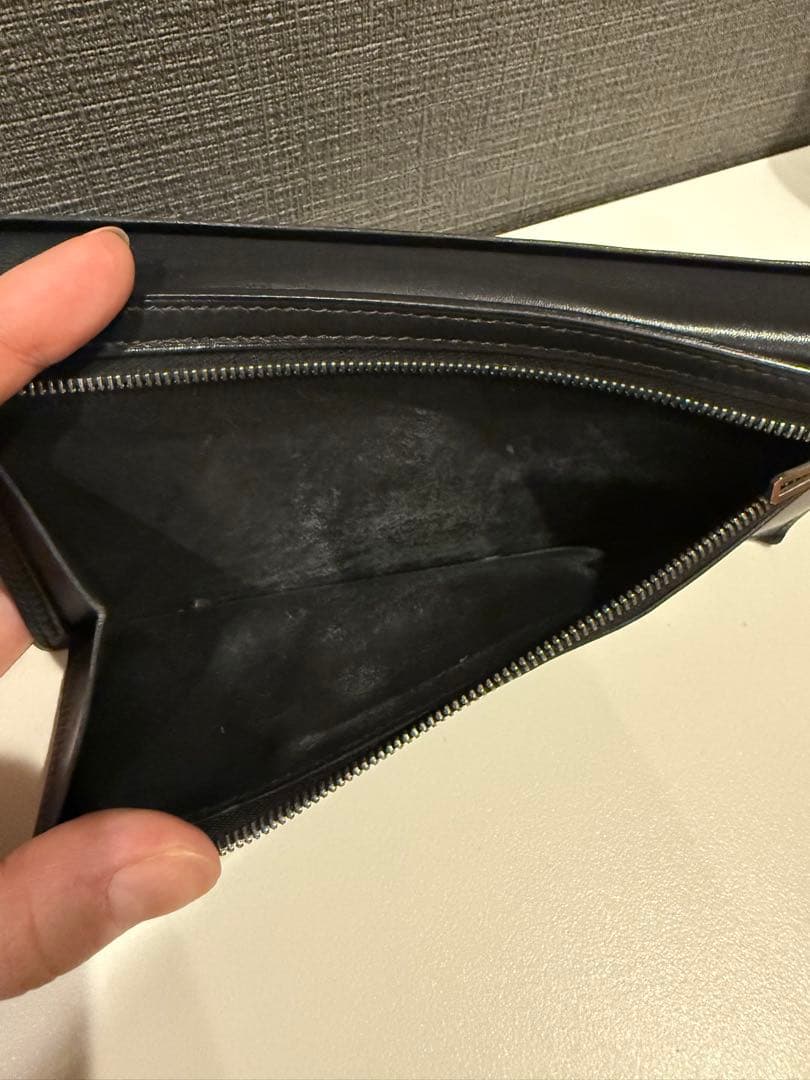 【正規品】HERMES ブラック 長財布 べアン
