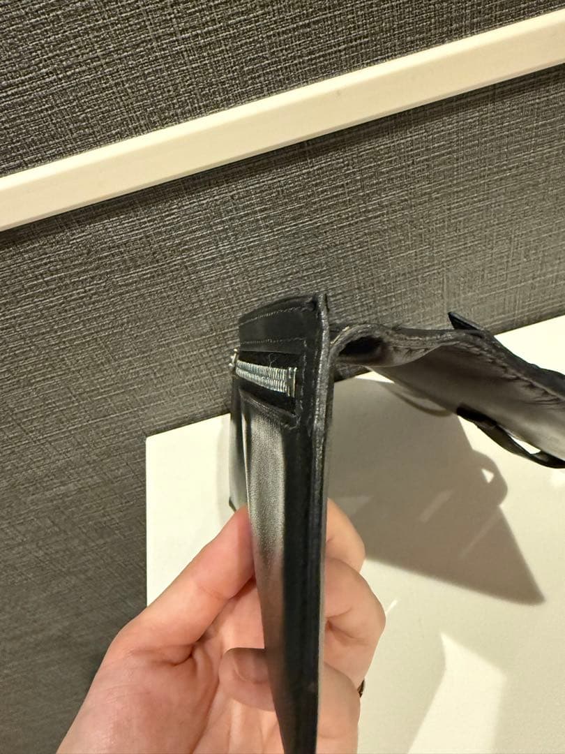 【正規品】HERMES ブラック 長財布 べアン