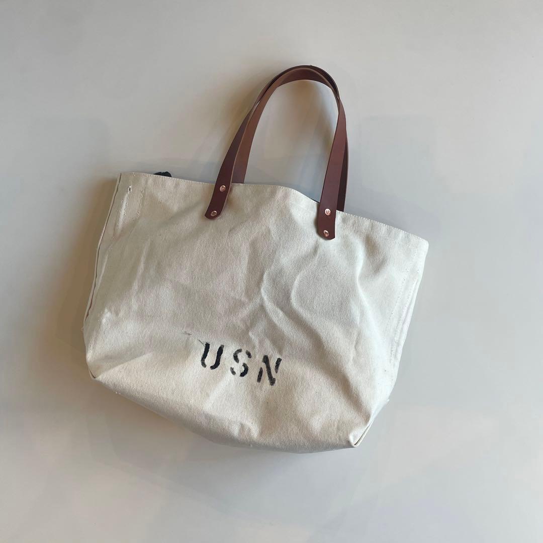 【デッドストック】ビンテージ　アメリカ軍　トートバッグ　ミリタリー　50s60s