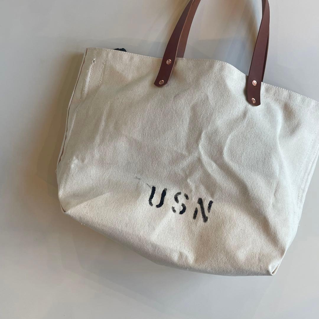 【デッドストック】ビンテージ　アメリカ軍　トートバッグ　ミリタリー　50s60s