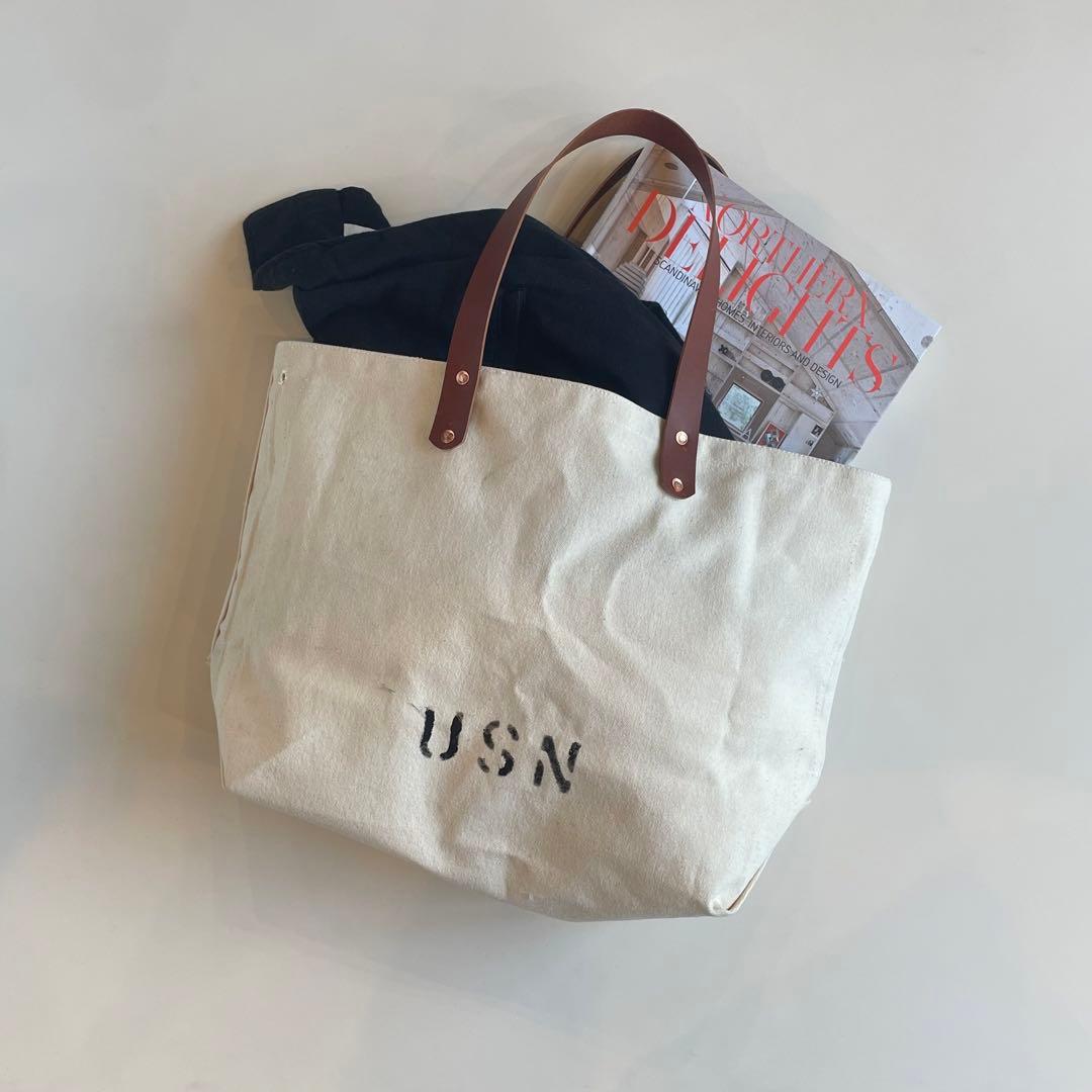 【デッドストック】ビンテージ　アメリカ軍　トートバッグ　ミリタリー　50s60s