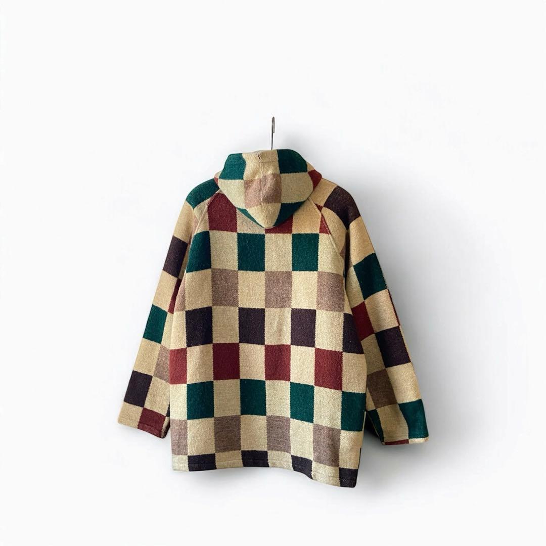 70s unknown マルチカラー ウール パーカー Woolrich