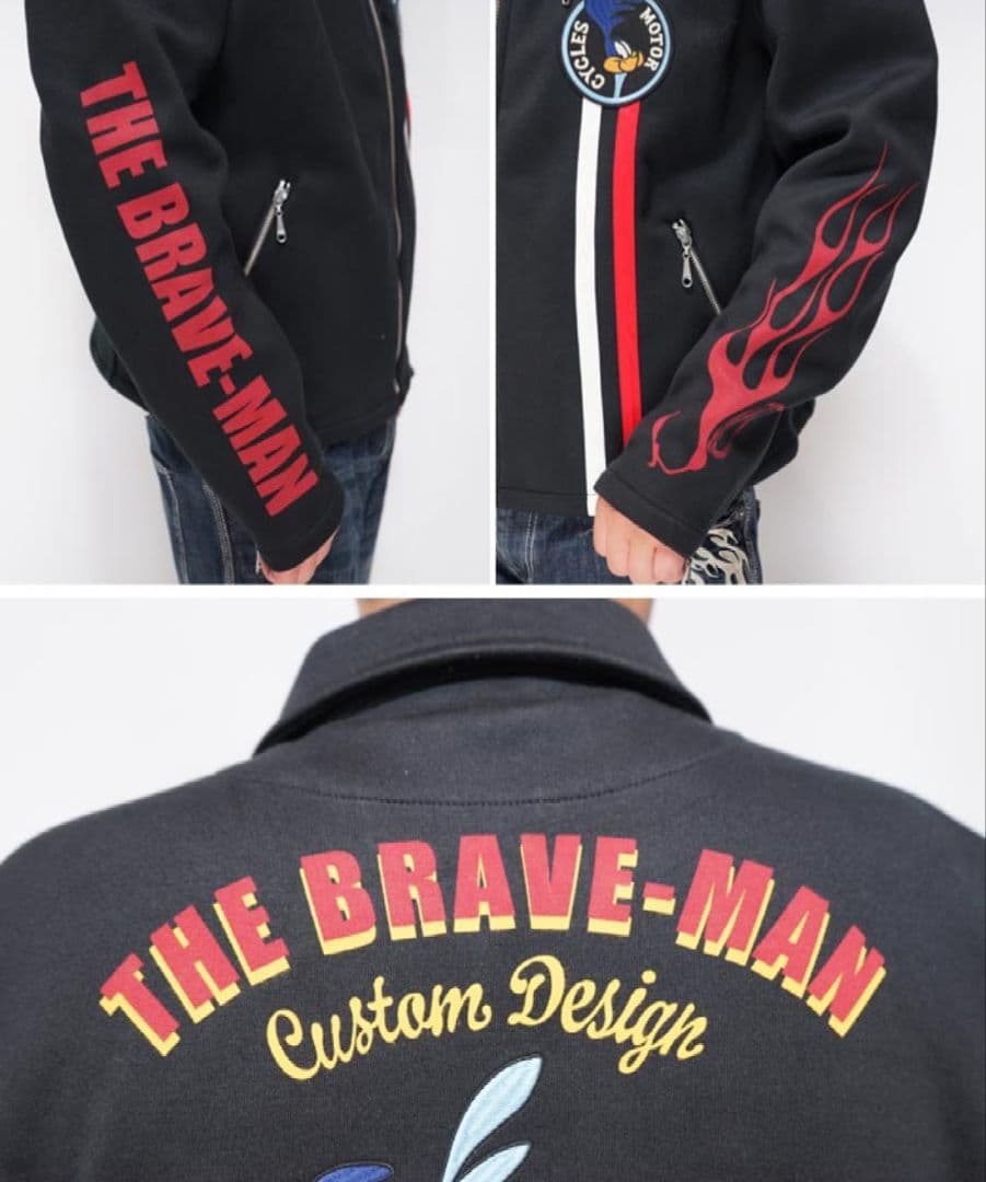 【美品】THE BRAVEMAN ブレイブマン×ルーニー テューンズ ライダース
