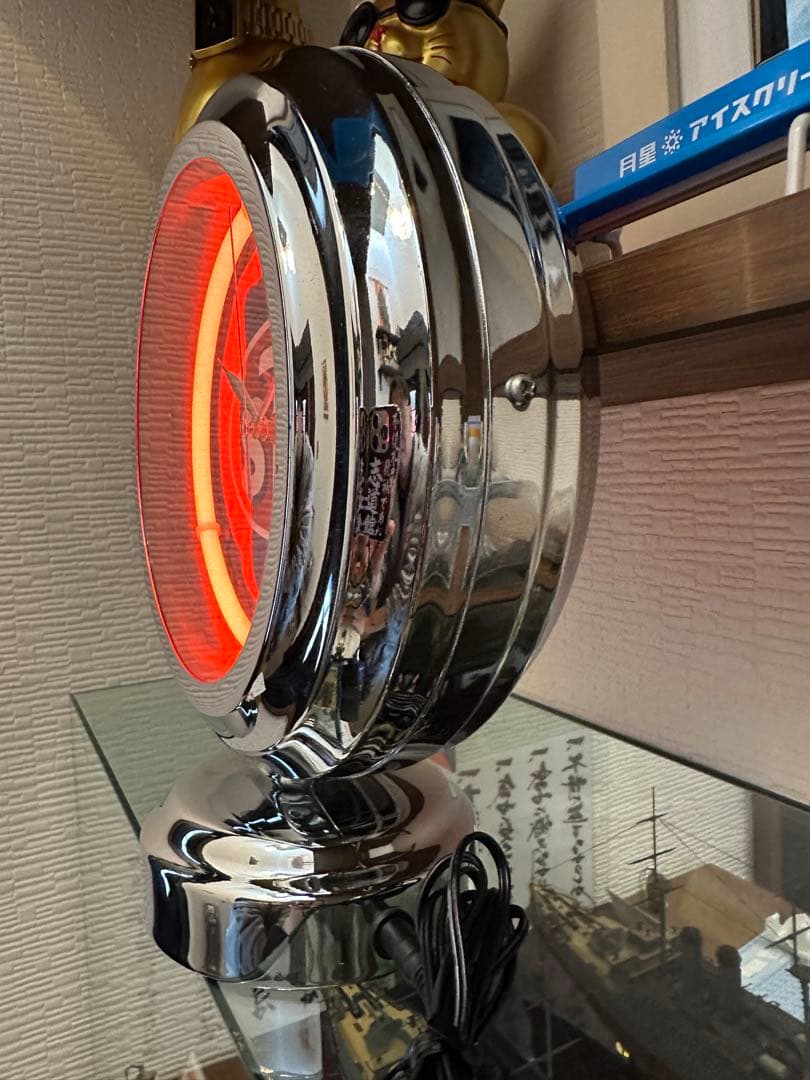 専用‼️ネオンクロック‼️STP‼️ガスランプ‼️アメリカン雑貨‼️ネオン菅置時計‼️