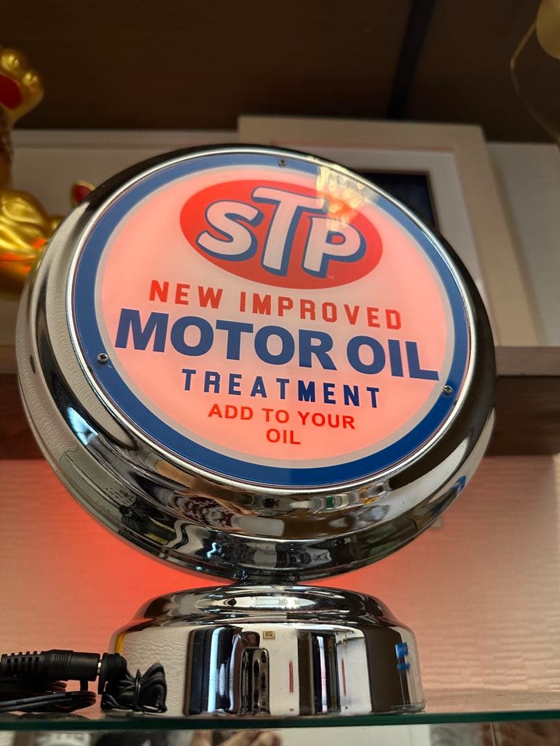 専用‼️ネオンクロック‼️STP‼️ガスランプ‼️アメリカン雑貨‼️ネオン菅置時計‼️