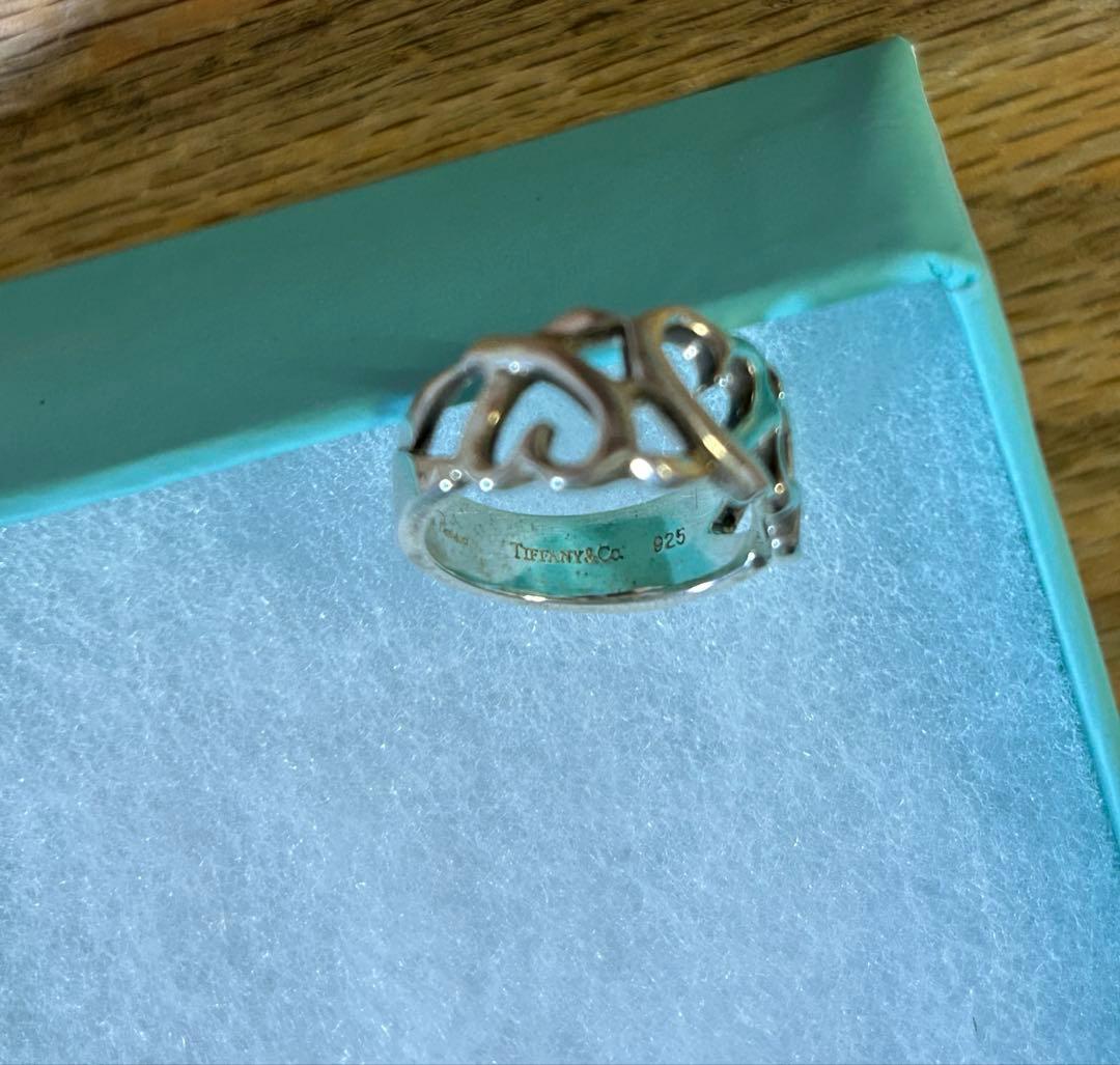 ☆ティファニー☆トリプルラビングハートリング 箱・袋付き