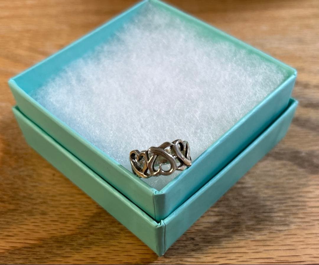 ☆ティファニー☆トリプルラビングハートリング 箱・袋付き