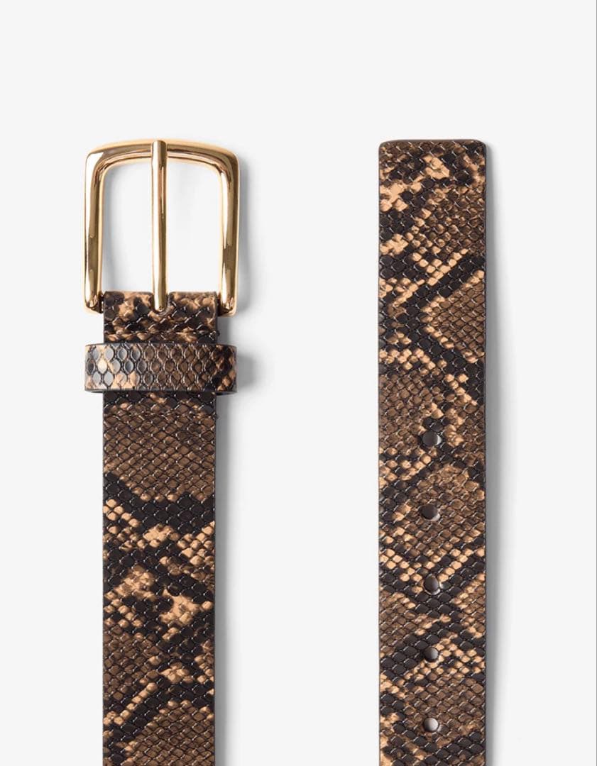 Mutimer ヘビ柄　スネーク柄ベルトS/M 定価14000円未開封