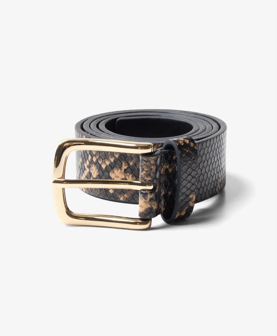 Mutimer ヘビ柄　スネーク柄ベルトS/M 定価14000円未開封