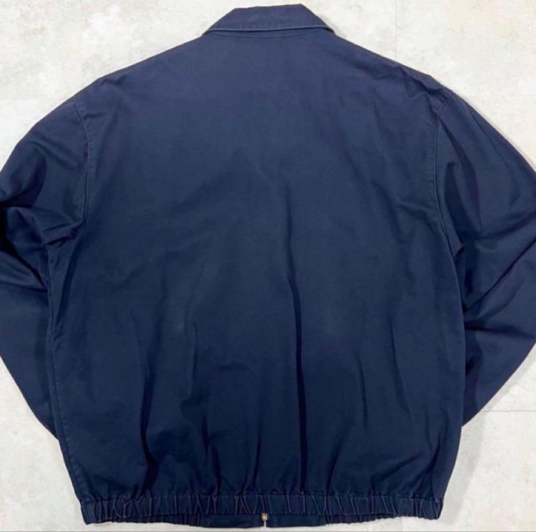 90s POLO RALPH LAUREN コットン スウィングトップLネイビー