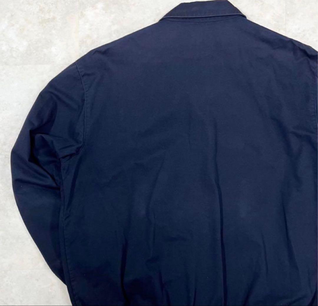 90s POLO RALPH LAUREN コットン スウィングトップLネイビー