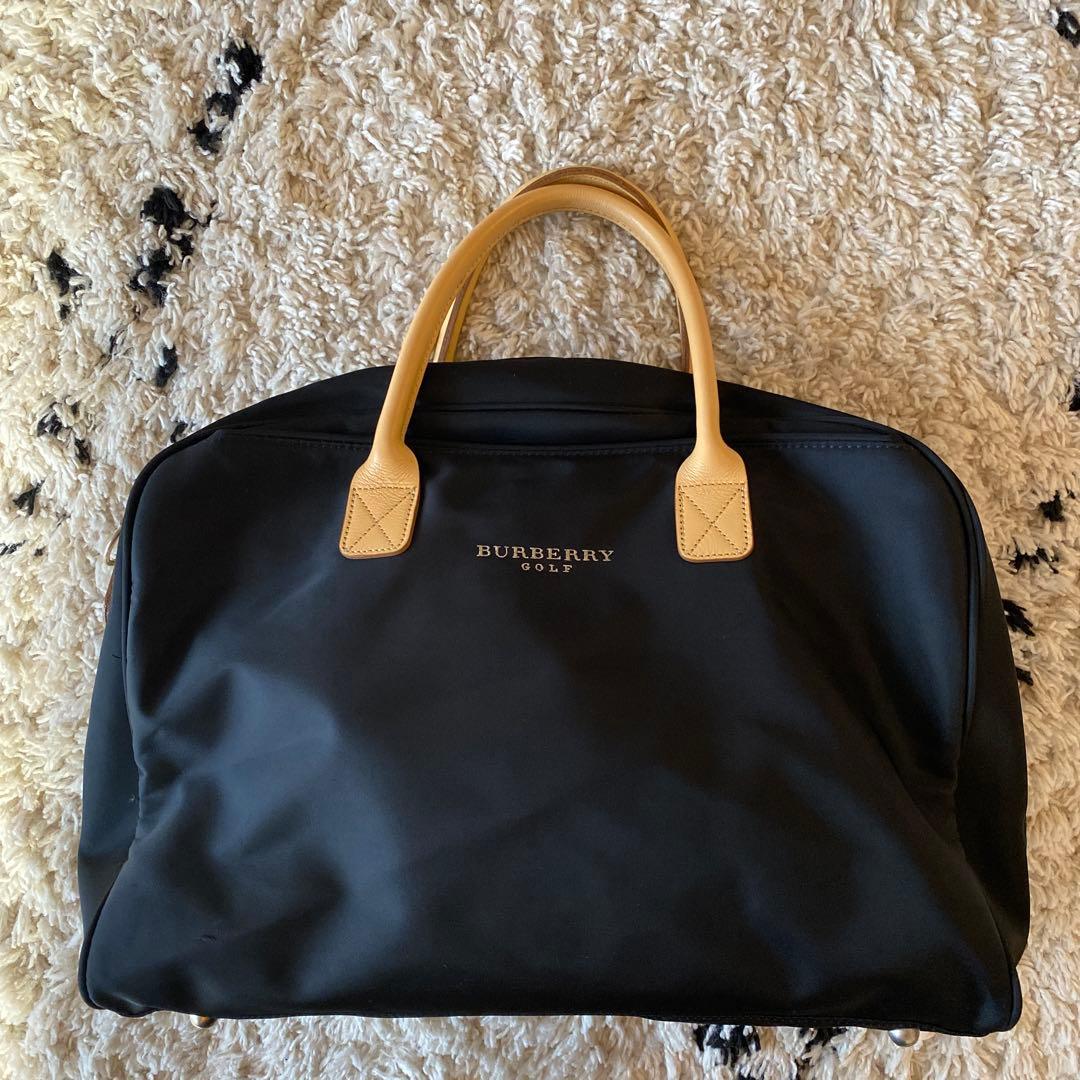 【美品】BURBERRY GOLF バーバリーゴルフ　ボストンバッグ