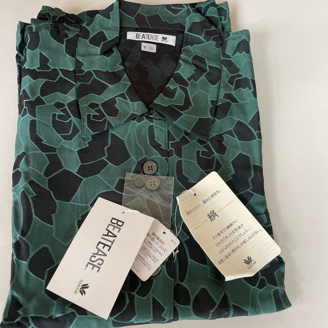 l*n様 BEATEASE カモフラージュ柄 パジャマ Mサイズ　絹　シルク