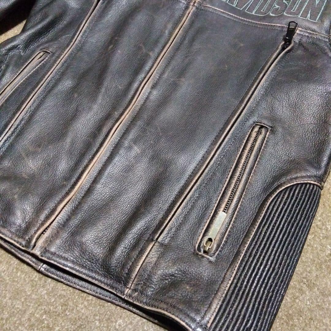 Sサイズ ハーレーダビッドソン シングルライダースジャケット