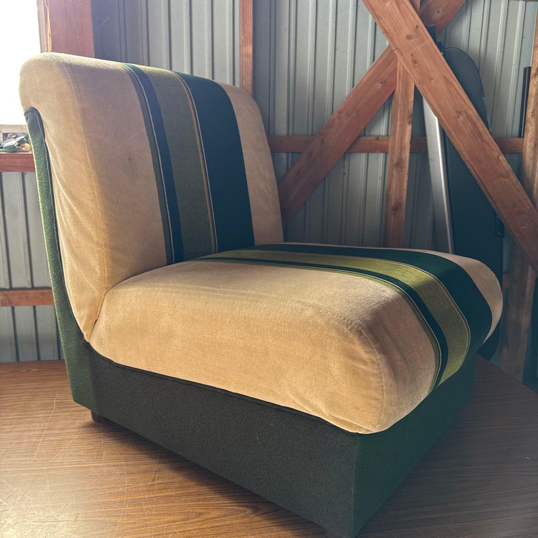 ビンテージ　70年代　時代　一人掛け　ソファ　ミッドセンチュリー